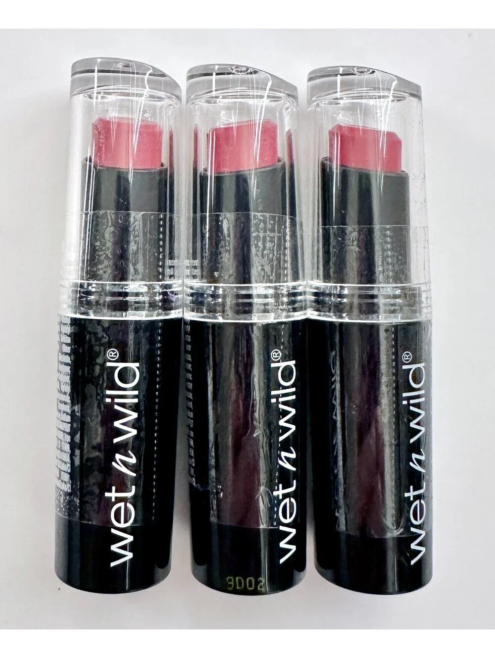 Lot of 3: NEW Wet N Wild MegaLast Lip Color Lipstick 906D Wine Room (Sealed)